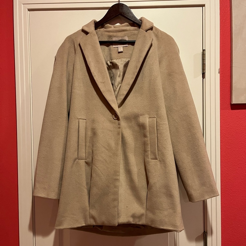TAN PEACOAT